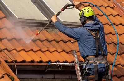 Démoussage et hydrofuge de toiture à Bletterans